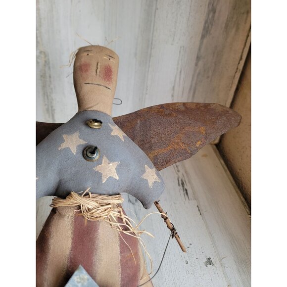 Large 1998 vintage Bonnie plush hanging angel doll cherub - Picture 4 of 15